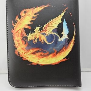 Dragon Fire Trading Card Binder - Black Brand New